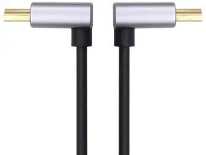 Cablecc HDMI 2.1 Ultra Thin HDTV Cable 8K 4K Hyper Super Flexible Slim Cord Up Angled to Up Angled 90 Degree Type-A  for Computer HDTV
