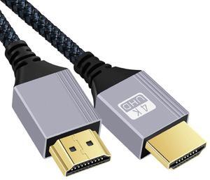 Xiwai 2.0M HDMI 2.0 Male to HDMI Type-A Male 4K 60hz Cable with Sleeve Straight Connector for HDTV Computer Laptop Monitor