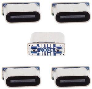 Xiwai 5pcs/lot DIY Solder Type-C Female Socket Connector Replace for Micro-USB 5Pin Female SMT Type DC 5V Power