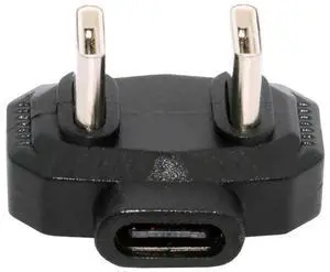 Xiwai 480Mbps USB-C Type-C Male to Male OTG Data Adapter with PD Power Opposite U Shape Back Angled for Phone MIC