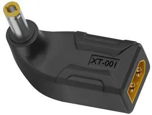 Xiwai XT60 Male SC100 Protocol to DC 5.5x2.5mm Male Fast Charging Angled Vertical Adapter for RC Lipo Battery Quadcopter Multicopter Aeromodelling