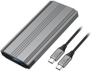 Xiwai Type-C USB3.2 USB4 20Gbps to M-key M.2 NGFF NVME SATA SSD PCBA Enclosure 2280/2242/2260mm RTL9220
