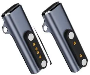 Xiwai 2pcs/lot Magnetic Smart Watch Charging Adapter USB Type-C to Pitch 7.62mm with 2-Pin 4-Pin Compatible with Bone Conduction Headphone