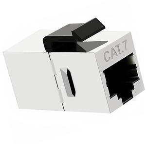 Xiwai 10-Gigabit UTP CAT7 Keystone Coupler RJ45 Female to Female Shield 8P8C UTP STP Keystone Inline Coupler