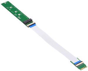 Xiwai 2230 NGFF A+E-Key Male to NVME M-key Female Extension Cable for Laptop Mainboard SSD 2280