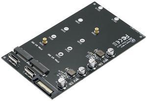 Xiwai Dual Oculink SFF-8612 SFF-8611 to M.2 NGFF M-Key NVME PCIe SSD 2280 22110mm Adapter for Mainboard