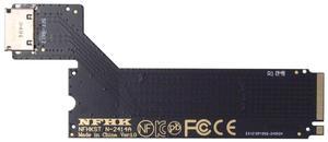 Xiwai PCI-E 4.0 M.2 M-key to Oculink SFF-8612 SFF-8611 Host Adapter for 2024 ThinkBook 14+ AMD8845 External Graphics Card & SSD