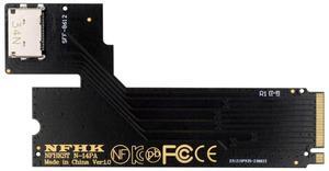 Xiwai PCI-E 4.0 M.2 M-key to Oculink SFF-8612 SFF-8611 Host Adapter for 2022 2023 ThinkBook 14+ External Graphics Card & SSD