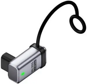Xiwai 90 Degree Angled USB5.0 80Gbps Female to Female Extension Adapter with Lanyard Keychain 240W 16K 8K 5K Compatible with USB4.0 Thunderbolt3/4/5