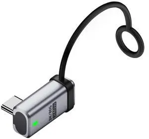 Xiwai 90 Degree USB5.0 80Gbps Male to Female Low Profile Left Right Angled Extension Adapter with Lanyard Keychain 240W 16K 8K 5K Compatible with USB4.0 Thunderbolt3/4/5