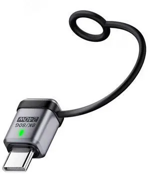 Xiwai 90 Degree USB5.0 80Gbps Male to Female Straight Extension Adapter with Lanyard Keychain 240W 16K 8K 5K Compatible with USB4.0 Thunderbolt3/4/5