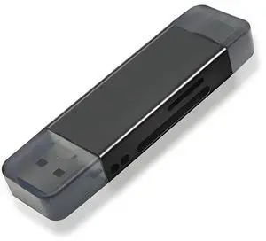 Xiwai USB 3.0 & Type-C to TF T-Flash Card & SD Card Reader Writer for Camera & Laptop & Tablet & Mate Serial Phone