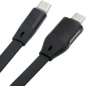 Xiwai Type-C USB-C Male to Male USB 3.1 10Gbps & TF Micro-SD Card Reader Flat Slim FPC Data Cable for Laptop Phone