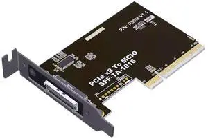 Xiwai External MCIO 8i Mini Cool Edge IO SFF-TA-1016 to PCIE5.0 PCI-Express 8x VROC Adapter for Mainboard SSD Graphics Card