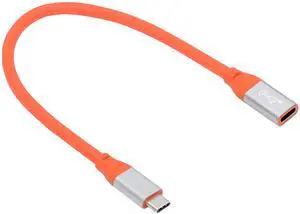 Xiwai USB3.2 Male to Female Extension Cable 20Gbps Ultra Soft High Flex with 100W and 8K 5K USB4.0 Type-C Compatible with Thunderbolt3/4