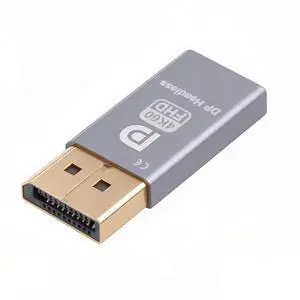 Xiwai 4K@60Hz DP Virtual Display Displayport Active Adapter Dummy Plug Headless Ghost Emulator 1080p@120Hz