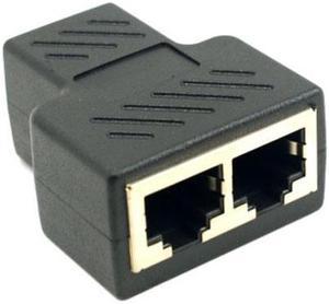 Chenyang UT-004 STP UTP Cat6 RJ45 8P8C Plug To Dual RJ45 Splitter Network Ethernet Patch Cord Adapter