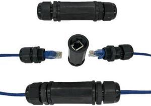 Shenzhong Locking Waterproof CAT6 RJ45 Female to Female Lan Ethernet Network Extension Adapter Coupler