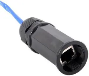 Xiwai Cable Locking Waterproof CAT6 RJ45 Female to Female Lan Ethernet Network Extension Adapter Coupler