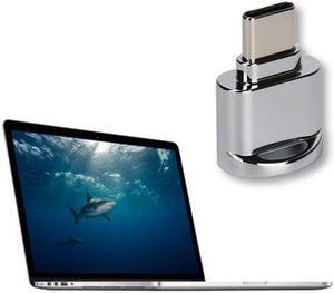 Jimier Cable 2pcs USB 2.0 Type C USB-C to Micro SD SDXC TF Card Reader Adapter for Macbook & Cell Phone