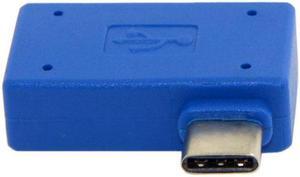 Jimier Cable USB-C Type-C to USB 3.0 Female OTG Adapter Right Angled 90 Degree for Laptop & Cell Phone