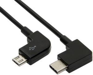 Jimier Cable Remote Controller Data Cable Type-C to Micro USB for DJI Mavic Pro Platinum Mavic Pro RC Accessories