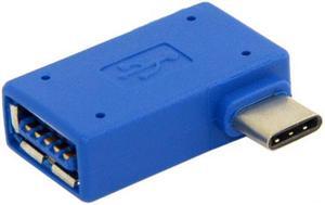 Cablecc CY UC-035-RI USB-C Type-C to USB 3.0 Female OTG Adapter Right Angled 90 Degree for LaptopCell Phone