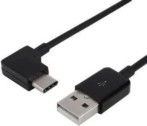 CYSM 20cm Right Angled Type C USB-C to USB 2.0 Cable 90 Degree Connector for Tablet  & Mobile Phone