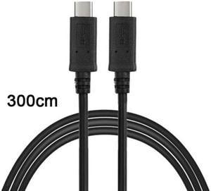 Chenyang UC-198-BK-3.0M 10Gbps Reversible USB 3.1 Type-C Male to USB-C Male Data Cable for Laptop TabletPhone 3m