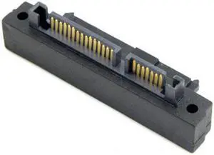 CYSM Right Angled 90 Degree SFF-8482 SAS 22 Pin to 7 Pin + 15 Pin SATA Hard Disk Drive Raid Adapter