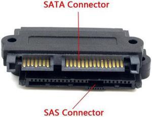 Jimier Cable SFF-8482 SAS 22 Pin to 7 Pin + 15 Pin SATA Hard Disk Drive Raid Adapter with 15 Pin Power Port
