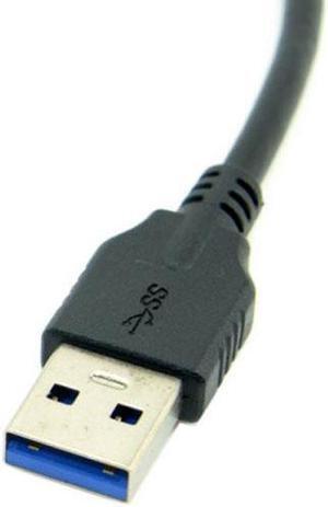 CYSM 90 Degree Right Angled USB 3.0 A Type Male to Straight A Type Male Data Cable 40cm