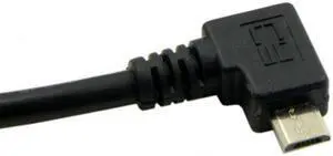 Jimier Cable 3m Left Angled 90 Degree Micro USB Male to USB 2.0 Data Charge Cable for Cell Phone & Tablet