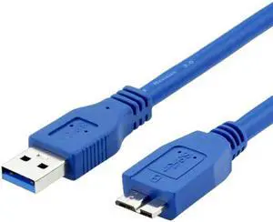 KAIBOXIXI USB 3.0 Standard A Type Male to Micro B Male cable 1m