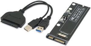 CYSM USB 3.0 to 12+6pin SSD HDD to SATA 22Pin Hard Disk Cartridge Drive for Apple 2010 2011 Macbook Air A1369 A1370 SSD