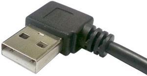CYSM 480M USB 2.0 Left Angled 90 degree A type male to Female extension cable 10cm