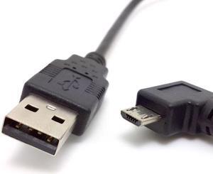 CYSM Left angled 90 degree Micro USB Male - USB Data Charge Cable for i9100 9220 9250
