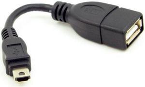 Cablecc CY U2-007 VMC-UAM1 USB 2.0 OTG Cable Mini A Type Male to USB Female Host for Sony HandycamPDAPhone