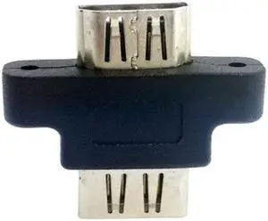 KAIBOXIXI HDMI Female To HDMI 1.4 Female Extension Extender Coupler Adapter with Panel Mount Holes