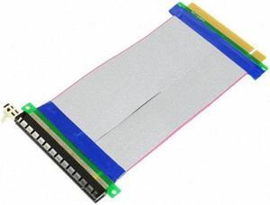 Chenyang EP-075 PCI-E Express 16X to 16x Male to Female Riser Extender Card Ribbon Cable 20cm