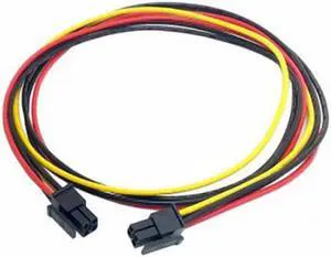 KAIBOXIXI ATX Molex Micro Fit Connector 4Pin Male to Male Power Cable 60cm