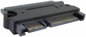 Jimier Cable 3.5" & 2.5inch SATA 22Pin 7+15 Male to SATA 22P 7+15 Female extension convertor adapter with screw holes