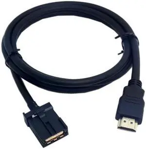 KAIBOXIXI High Speed HDMI 1.4 Type E Male to Type A Male Video Audio Cable 1.5M Automotive Grade for Hyundai H1 Car