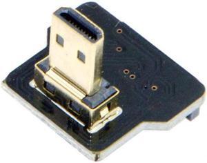 HKCY CN-020-DN CYFPV Micro HDMI Type D Male Down Angled 90 Degree for FPV HDTV Multicopter Aerial Photography