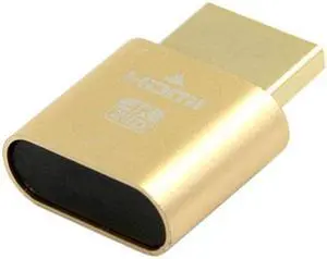 Jimier Cable CY Virtual Display Adapter HDMI 1.4 DDC EDID Dummy Plug Headless Ghost Display Emulator 1920x1080p@60Hz
