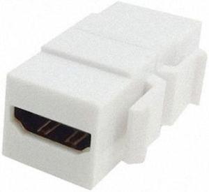 Chenyang HD-168-WH HDMI 1.4 Snap-in Female to Female F/F Keystone Jack Coupler Adapter for Wall Plate White