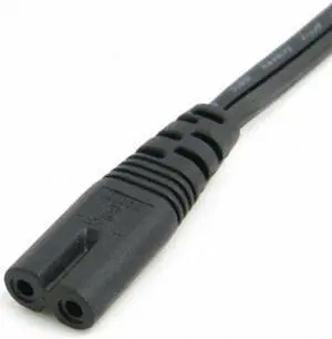 KAIBOXIXI IEC 60320 C8 Plug to C7 Receptacle Male to Female Extension Power Supply Main Adapter Cable 30cm