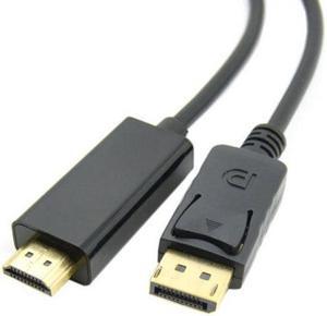 Chenyang DP-026 Male DisplayPort DP to HDMI Male 1080P Video Cable 6ft 1.8m HDTV LCD with Audio