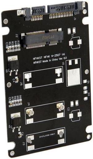 Jimier Cable Mini PCI-E mSATA SSD to 2.5" SATA Hard Disk Enclosure Case Converter Adapter for MSATA SSD