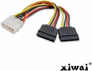 Xiwai IDE to dual SATA II 15p Y Splitter 10cm hard disk Power Supply Extension Cable